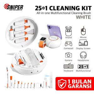 SNIPER 25 IN 1 Multifunction Cleaning Kit for Keyboard Earbud Screen